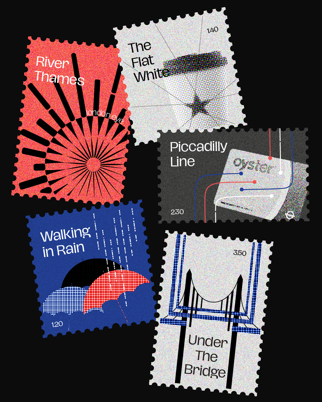 London Postage Stamps