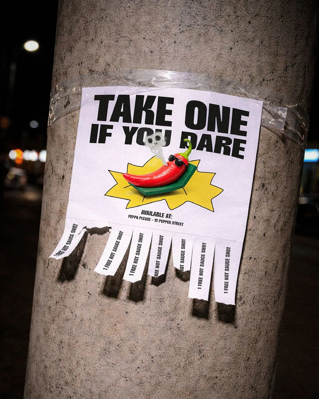 Peppa please packaging sauce piquante graphiste branding print