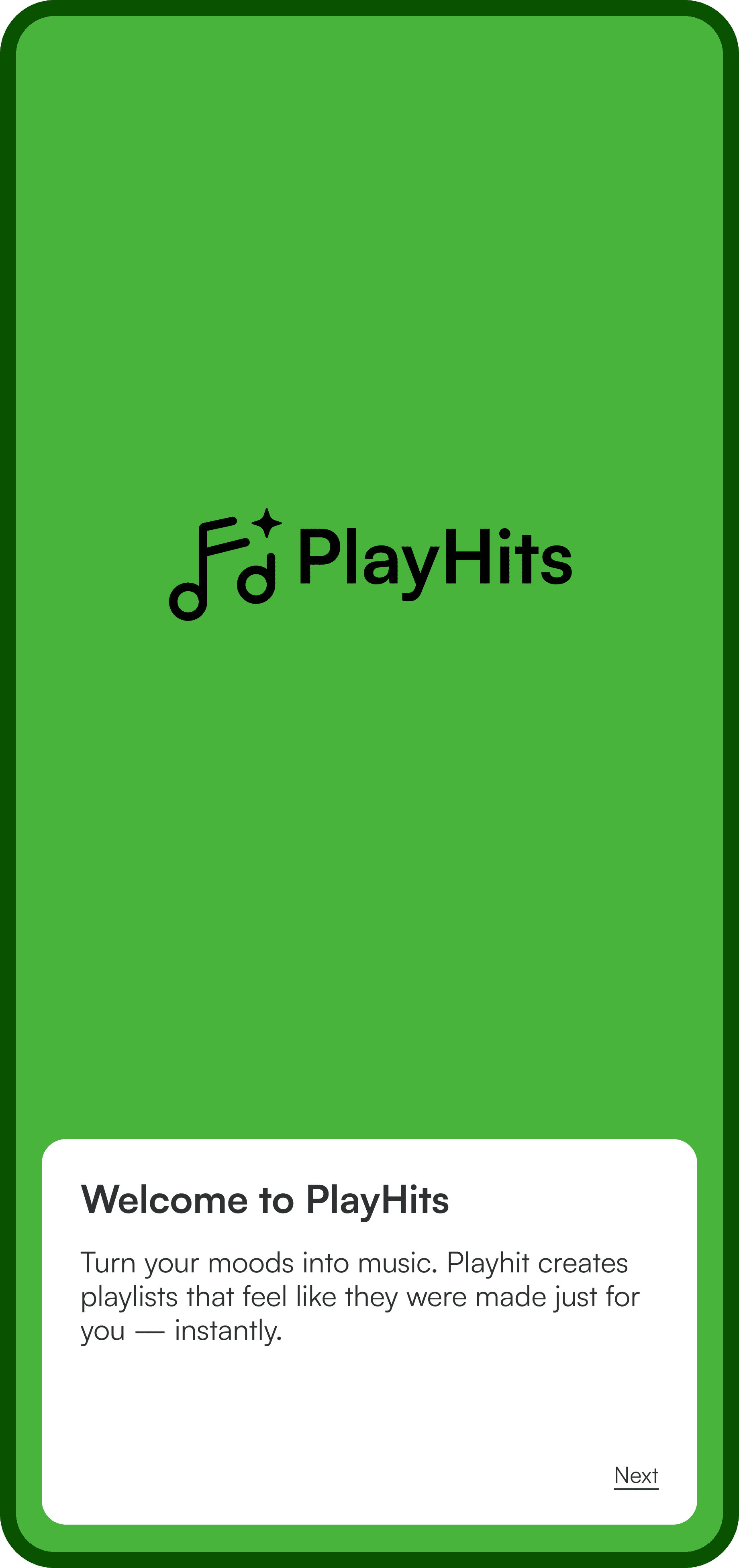 playhits app mockup design