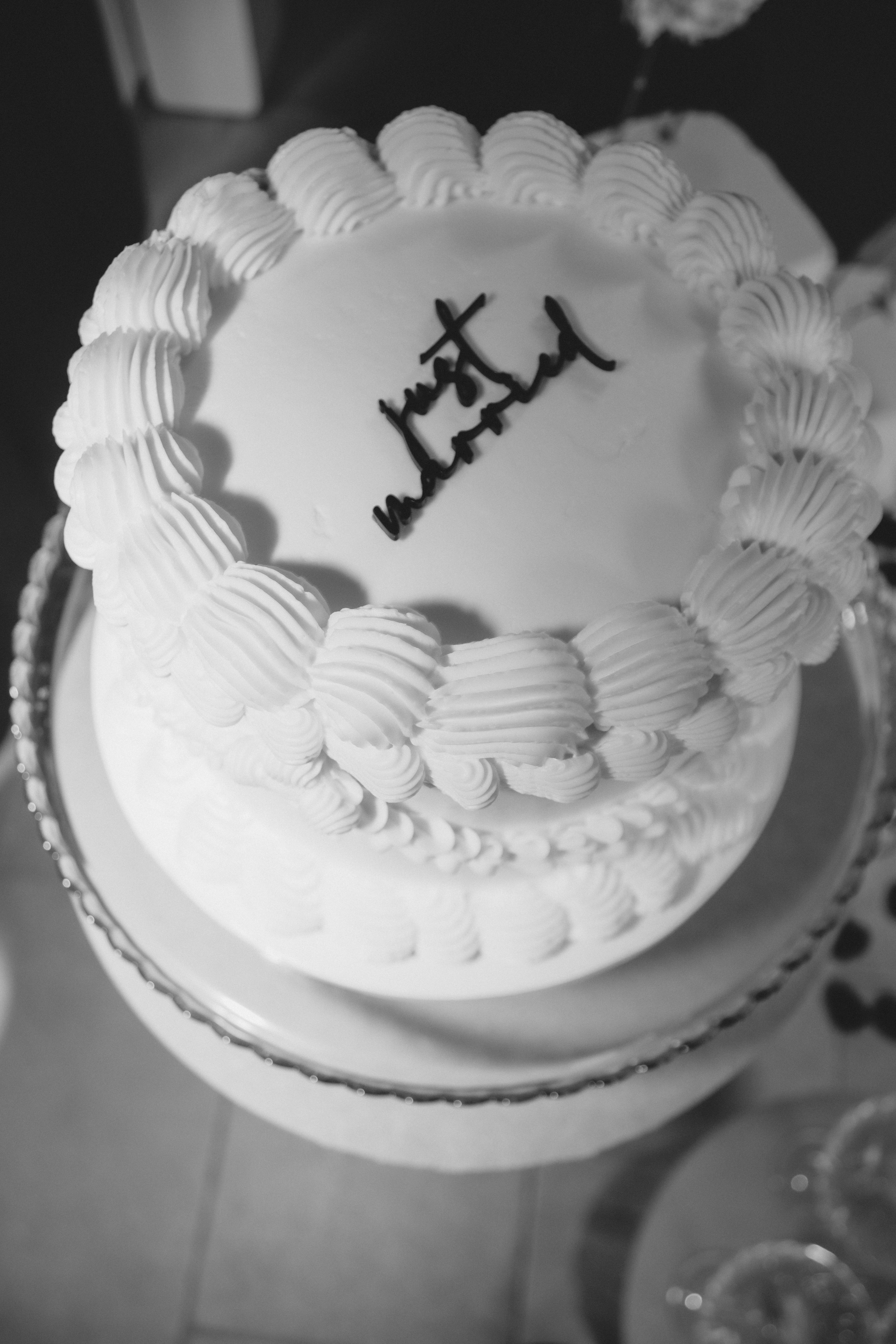 Elegant couple on cliff