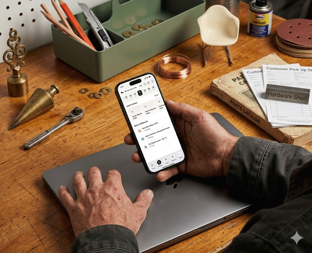 A mockup of Freelio's mobile app