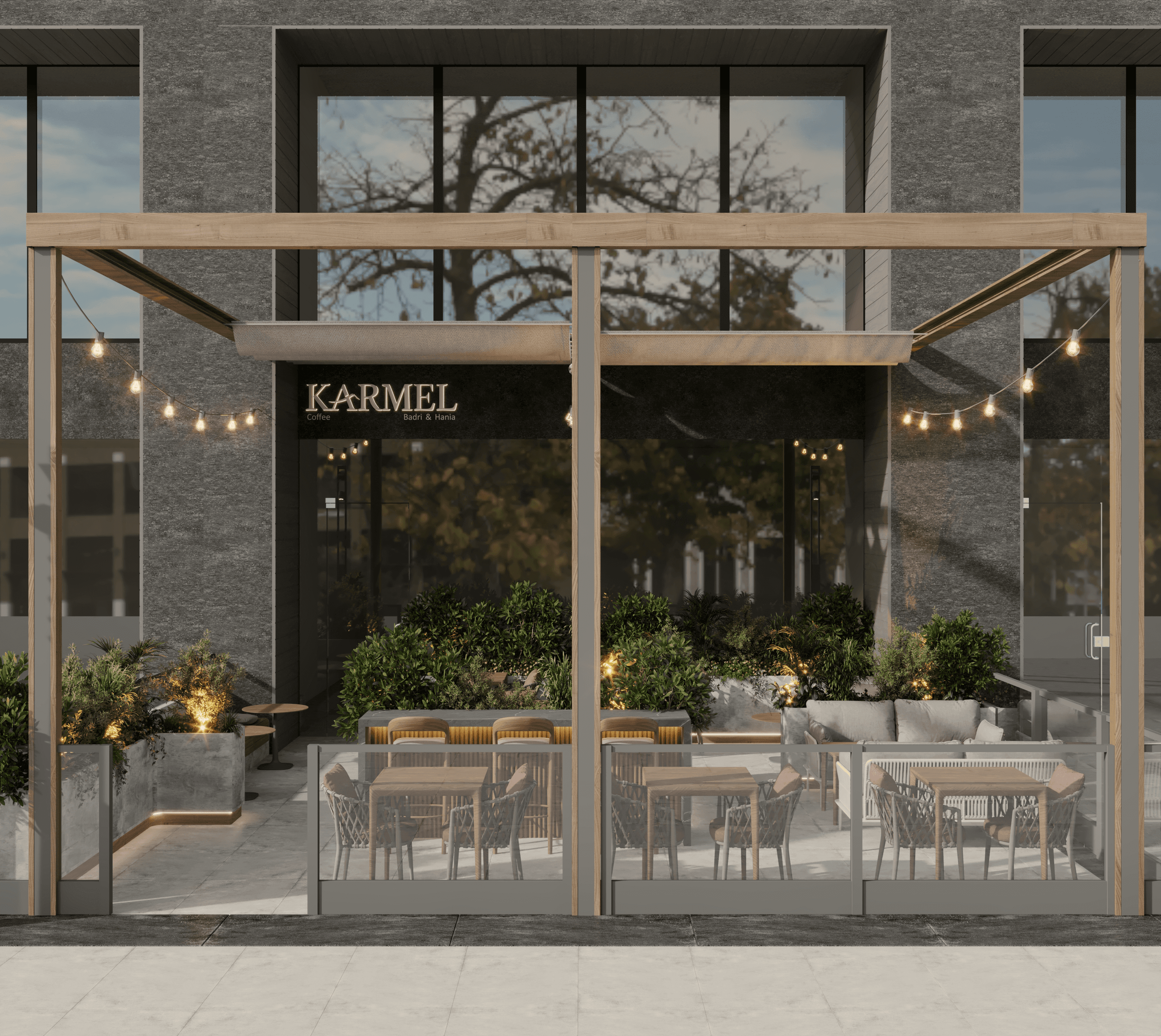 Project showcase image featuring a modern, refined interior.