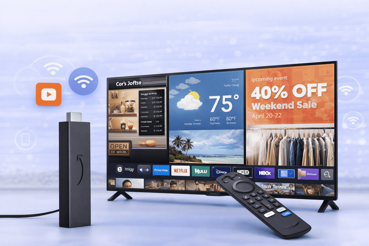 software de señalización digital Firestick