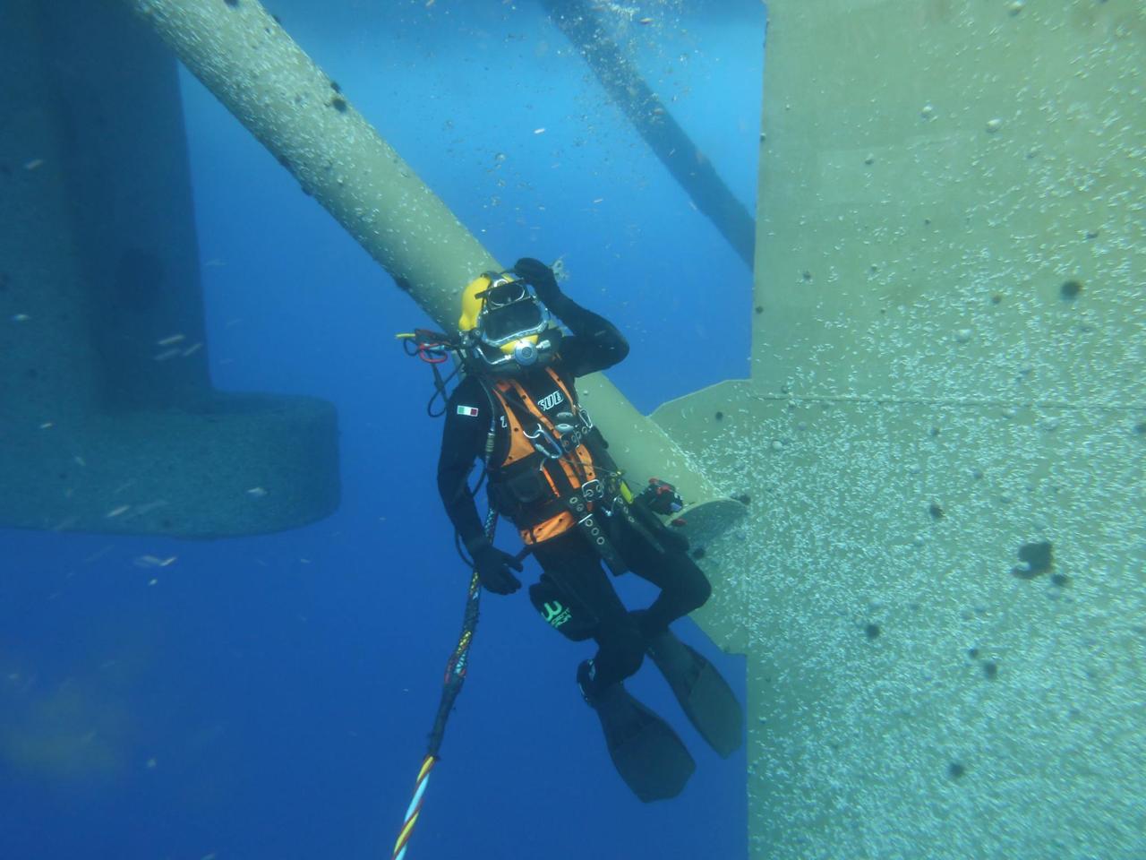 photography of two persons underwater
