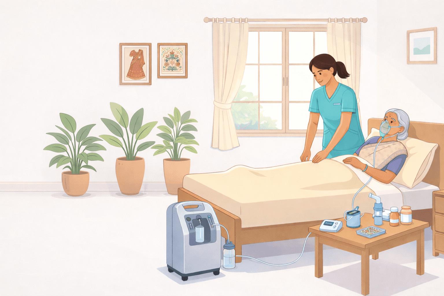 Oxygen concentrator on rent in Delhi NCR