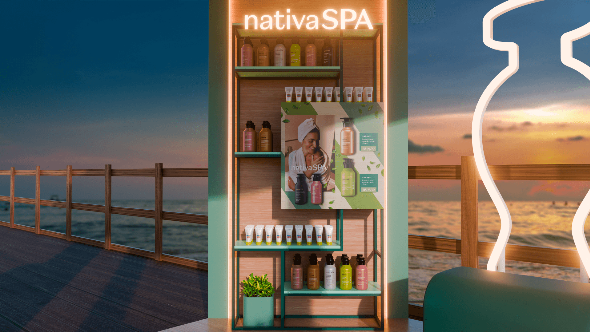 Close-up of a green crocheted handbag with a woven design and metal rings on the handles.