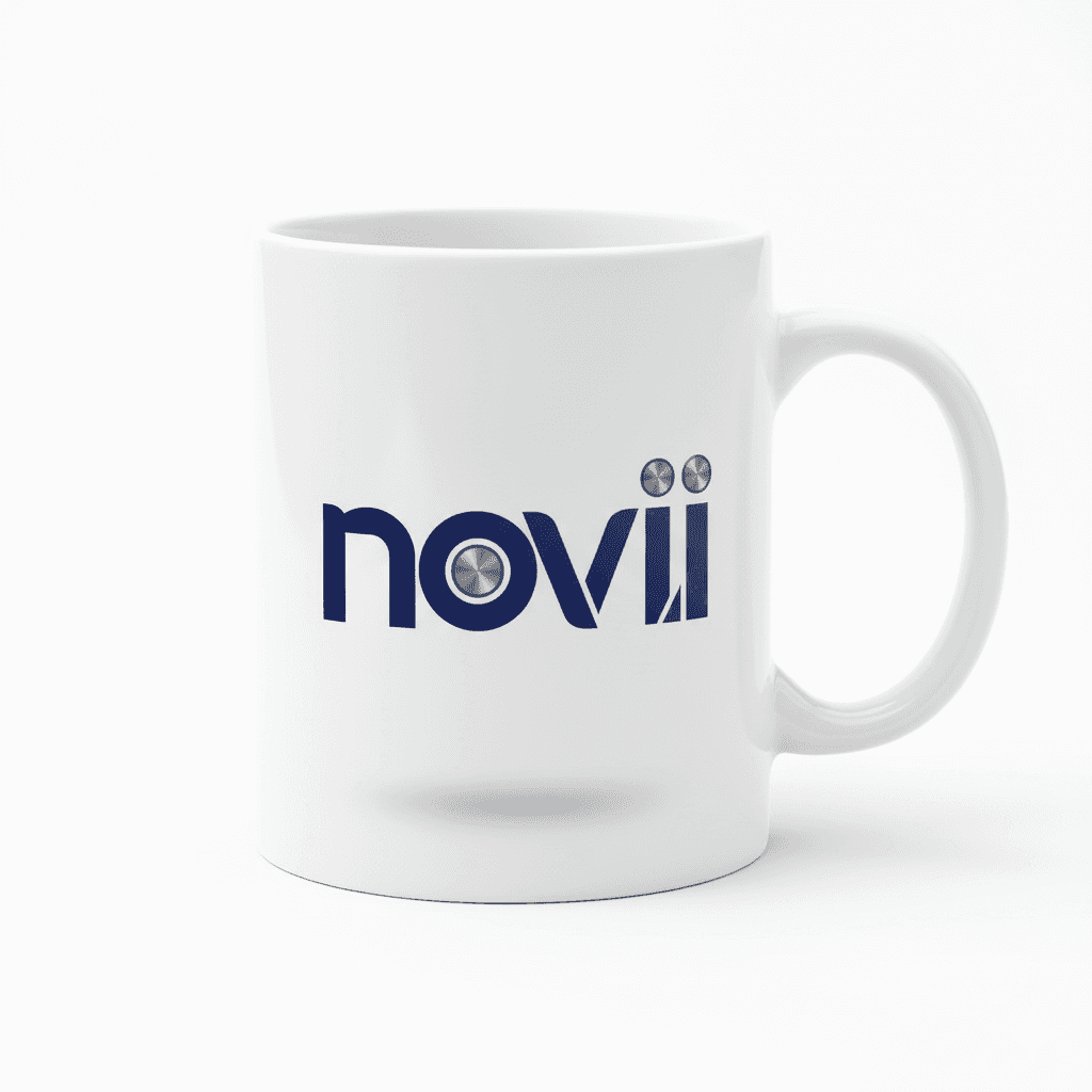 logo on a mug