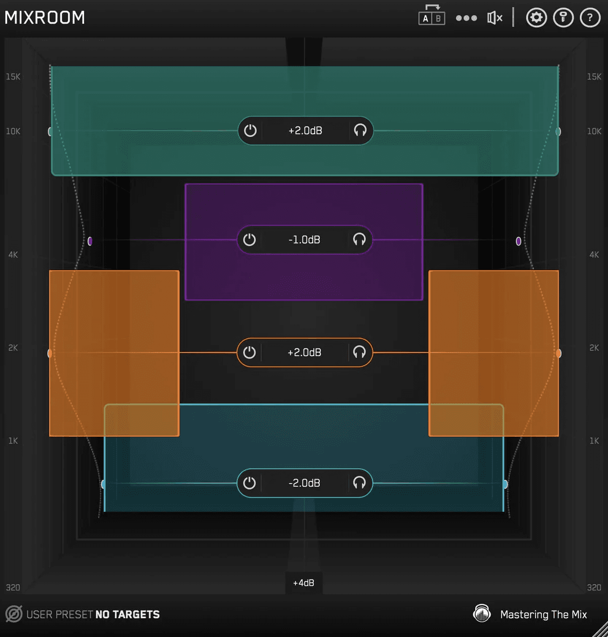 Mastering The Mix — LEVELS / MIXROOM mastering plugin interface
