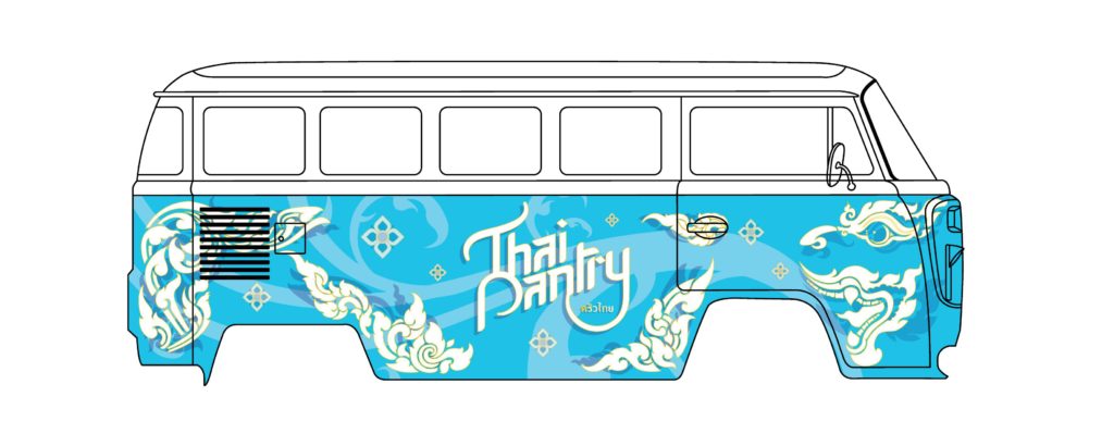Graphic design for a Playgrounds foodtruck by Suzaku Productions