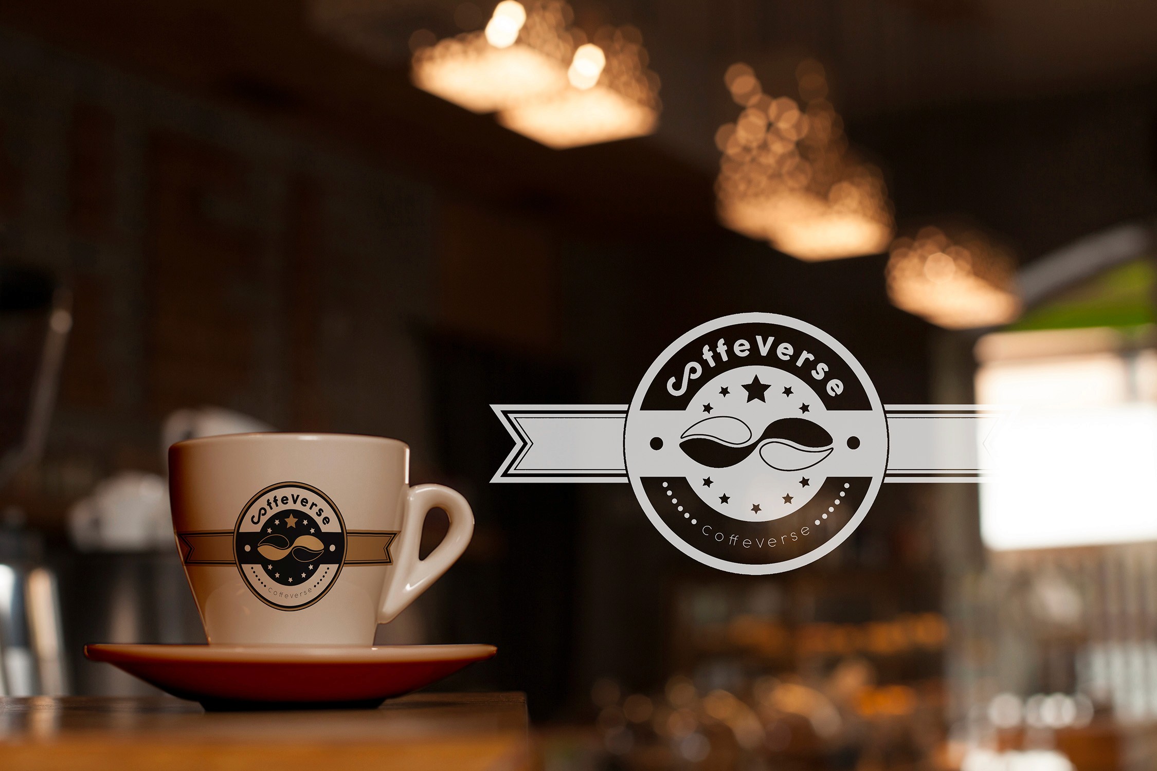 Coffee Shop Logo mockup