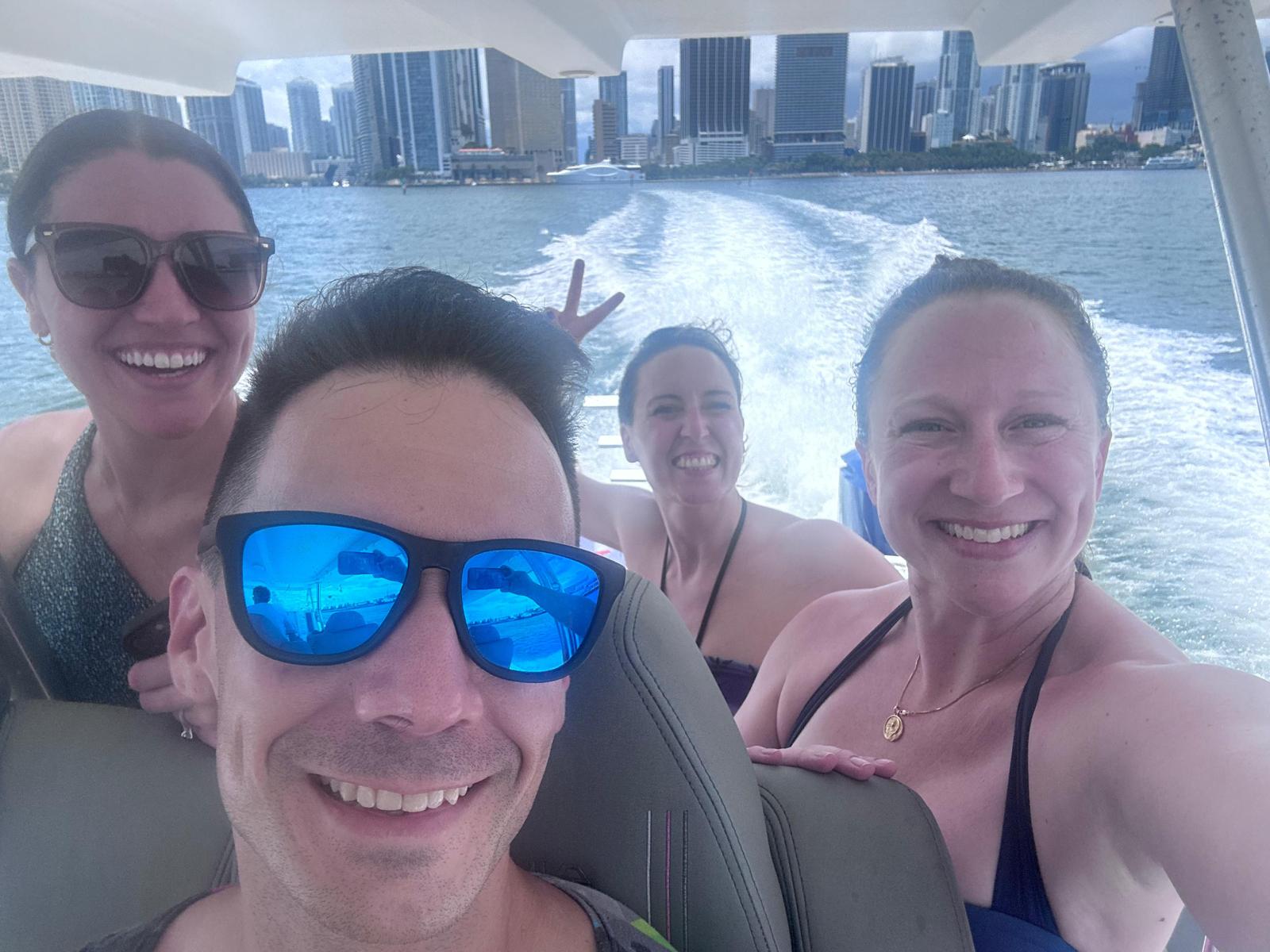 Diving with the team