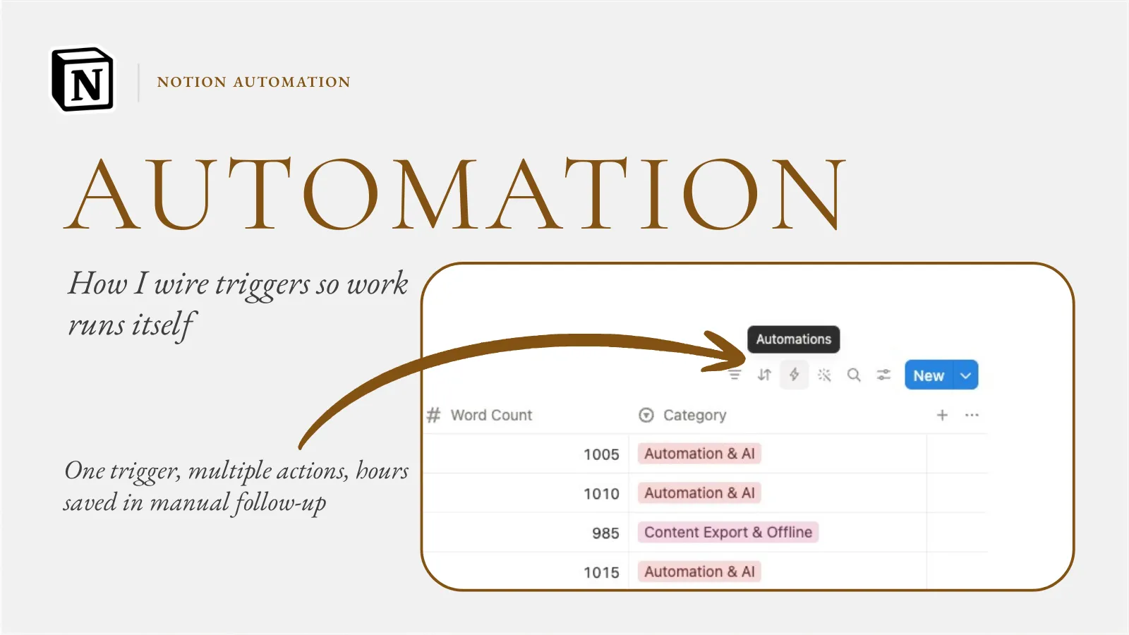 Notion Automation how to setup