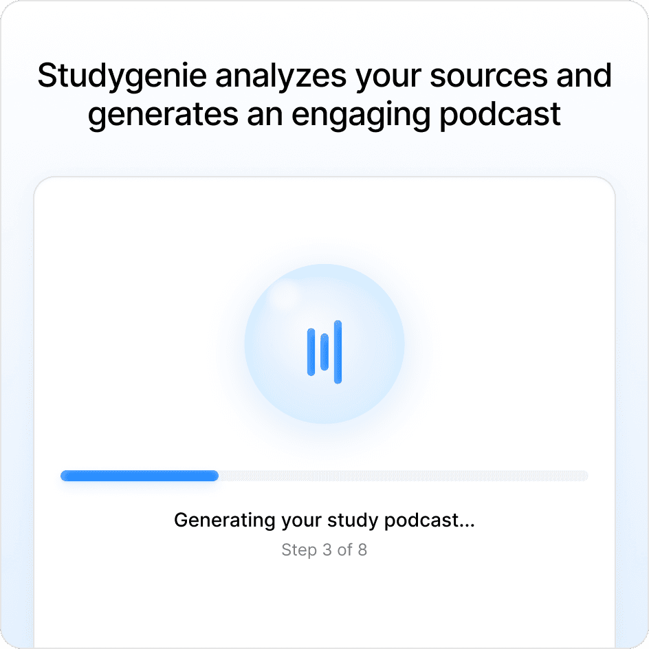 Studygenie AI Podcast Generator