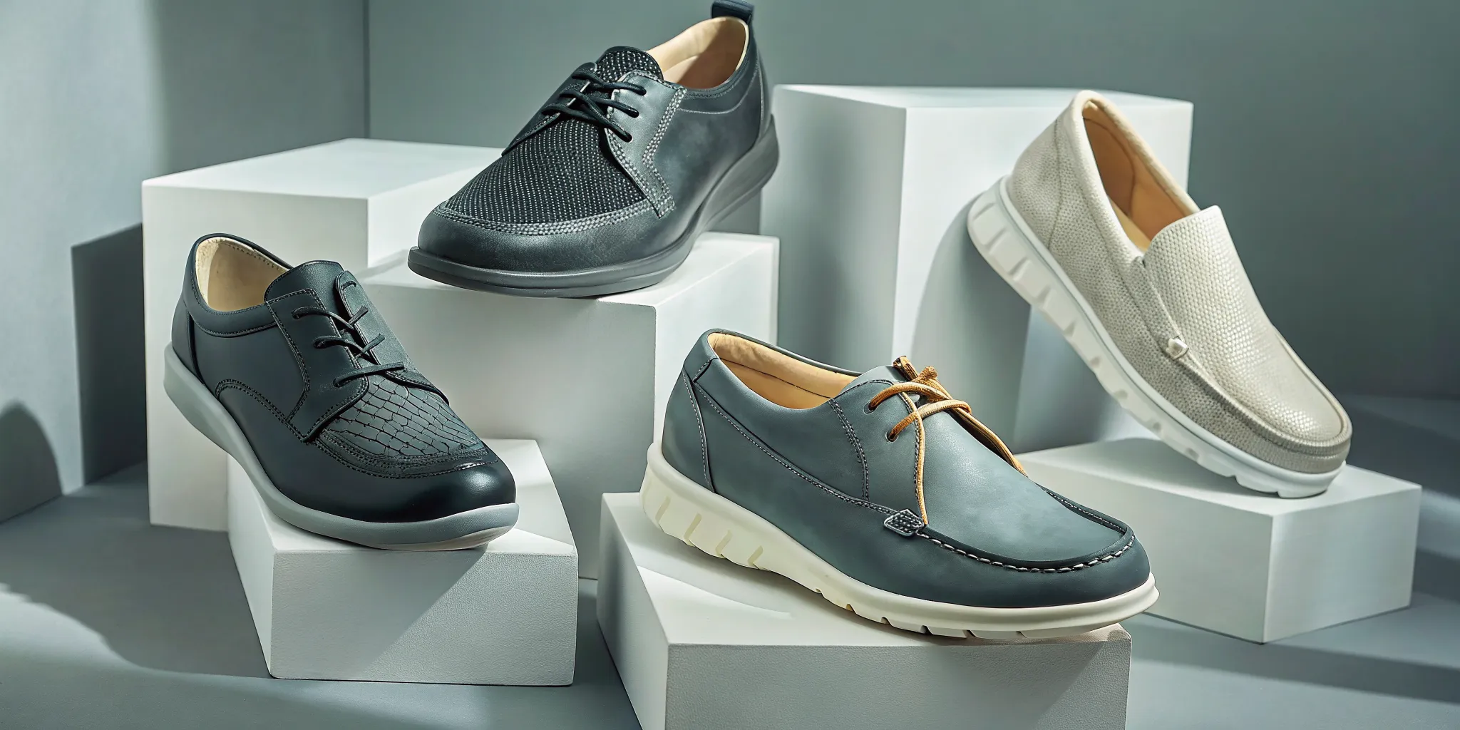 A selection of the best shoes for Morton's neuroma with wide toe boxes and supportive cushioning.