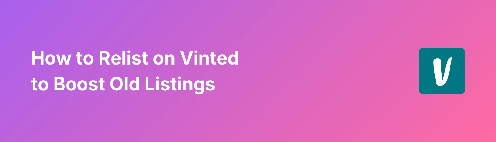 Relist on Vinted