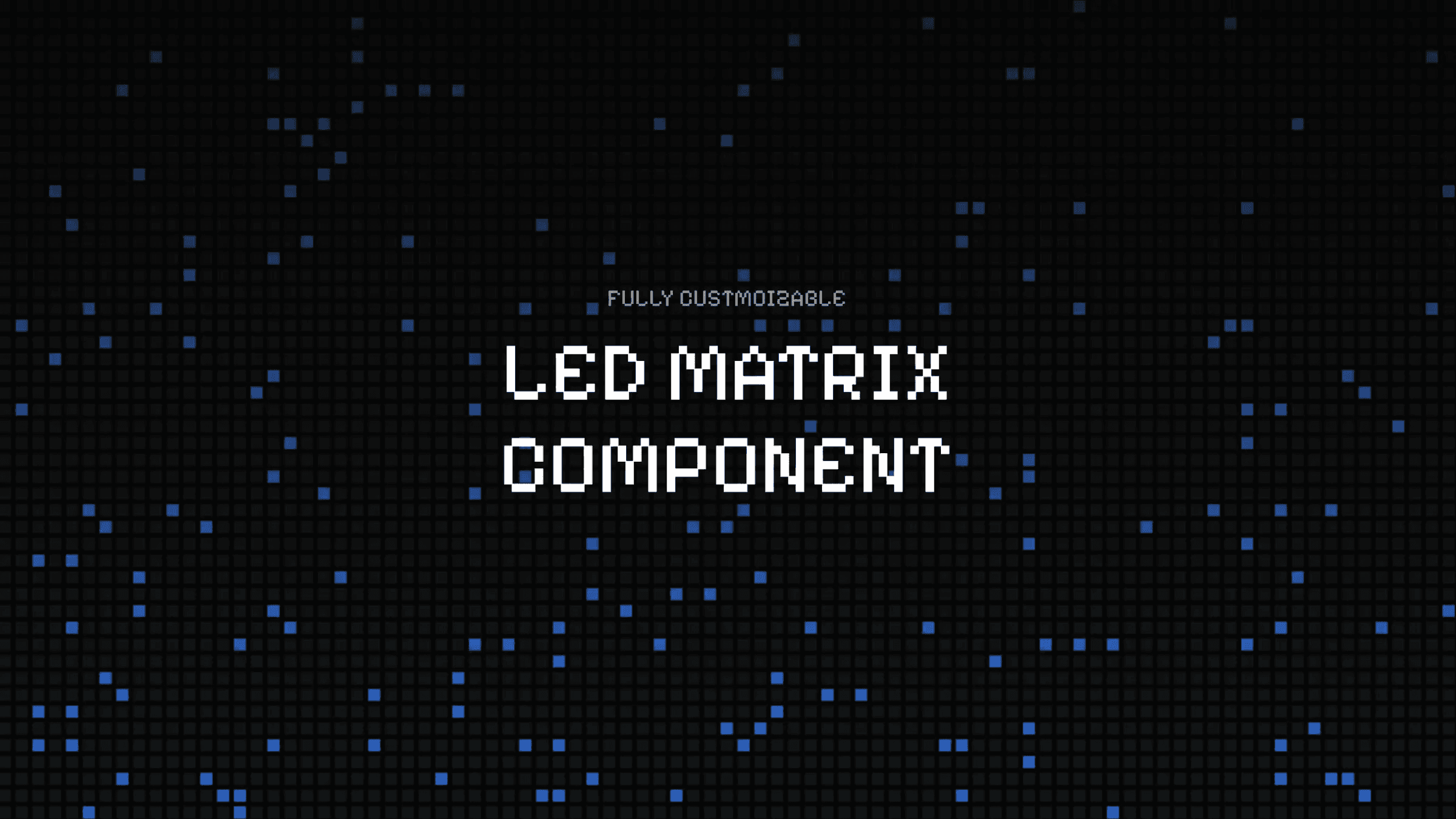 LED Matrix Component for Framer