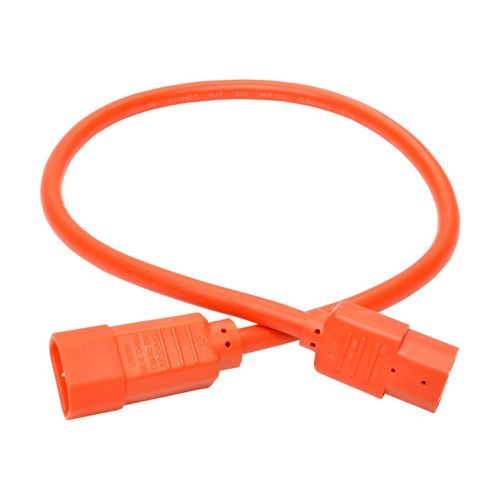 Cable de alimentación naranja C14 a C15 de 61 cm para servidores y equipos de red