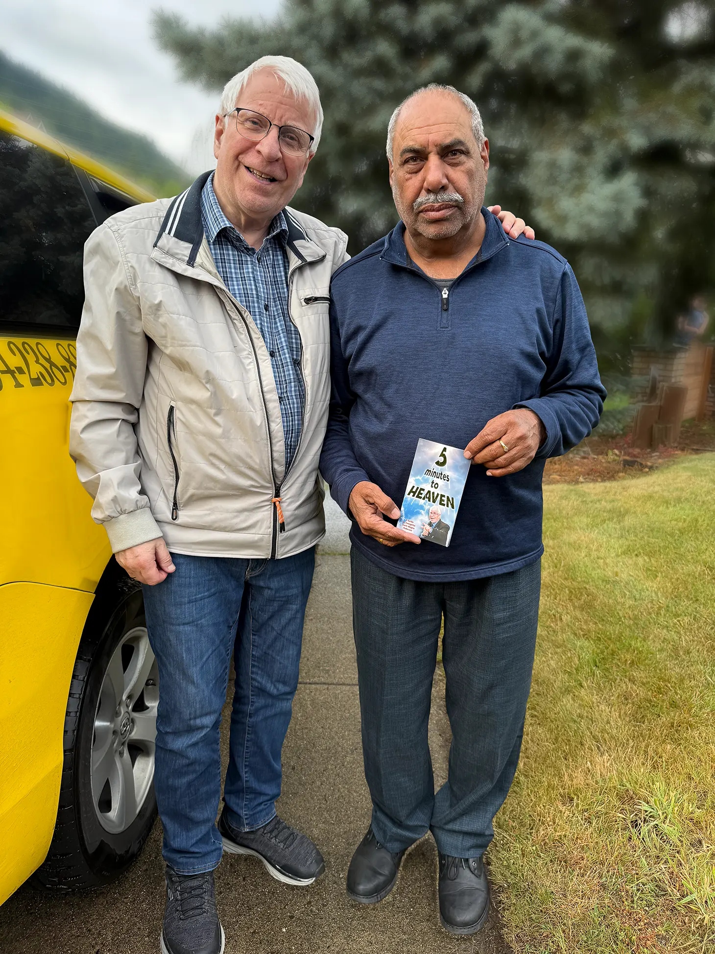 Svein-Magne Pedersen og inderen Surinder