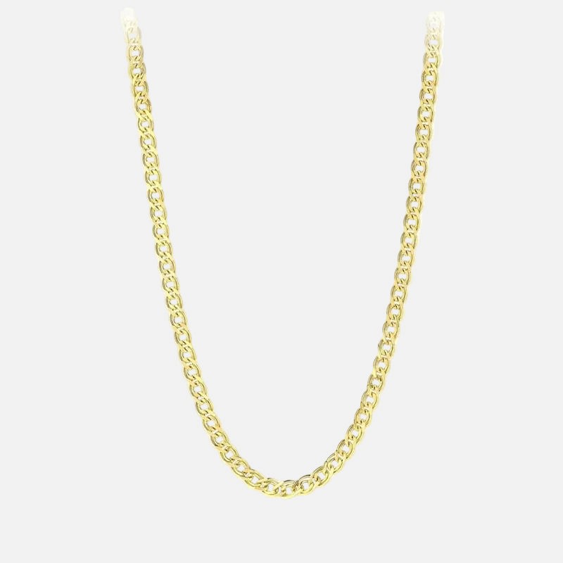 Zarif Assos Pırlanta 14 Ayar Altın Zincir Kolye Modeli