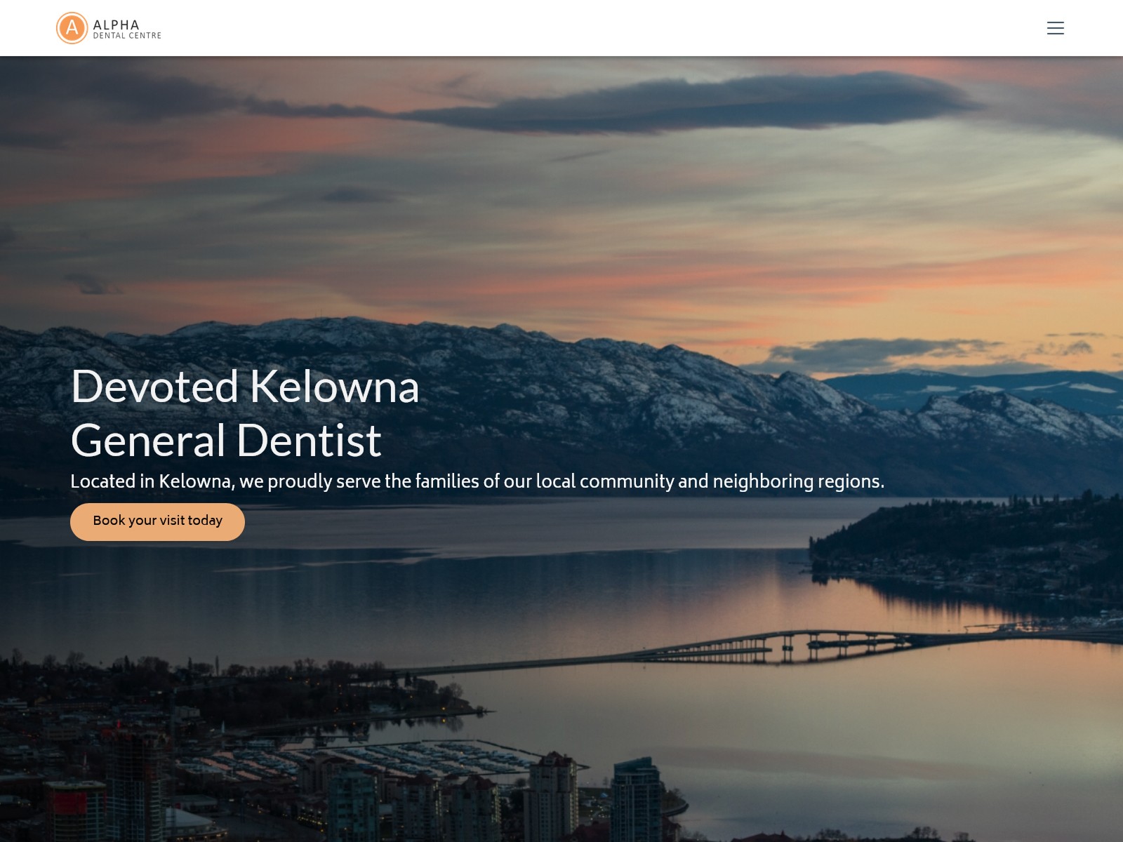 Desktop showing into the wild landing page