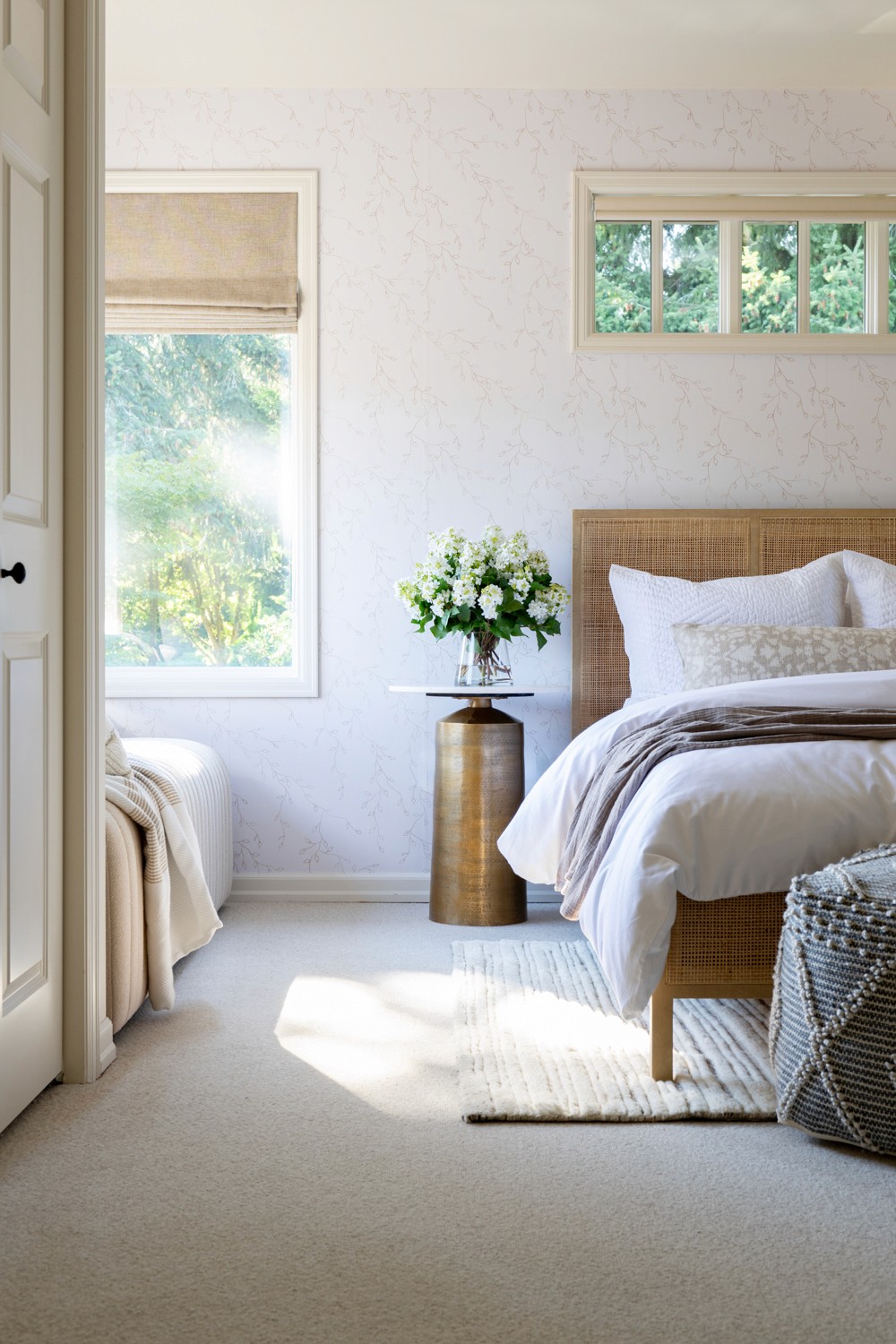 We’re so excited to share details from The Medina House: Girls Bedroom 1 –– one of our favorite interior design + professional organizing projects in Medina, WA.