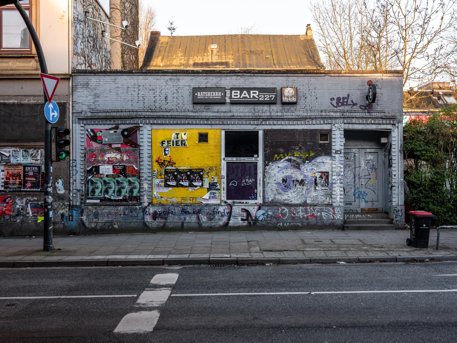 bar fermé