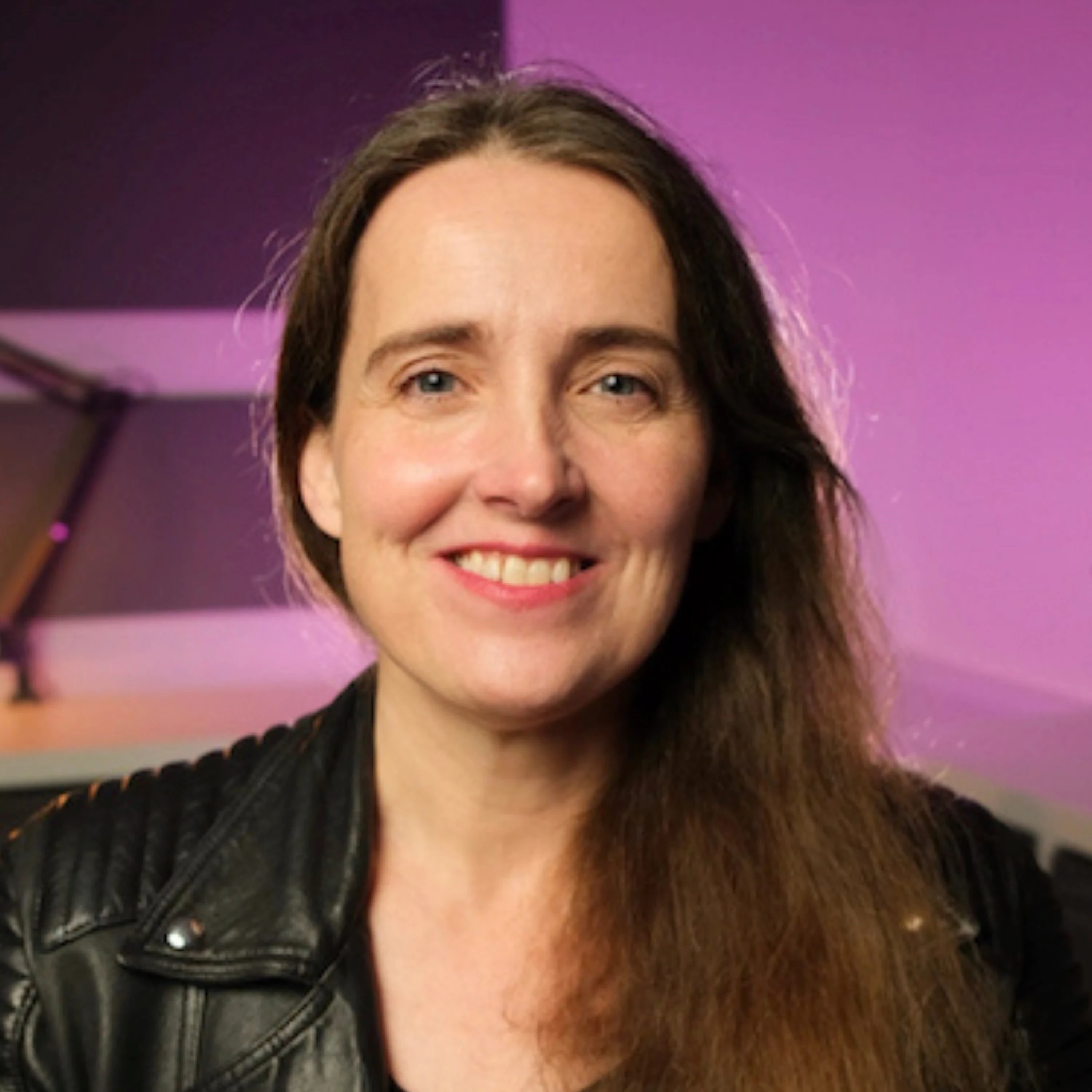 Mary Rose, Discover! Creative Careers Lead, recording at the Creative Kin London podcasting studio at Royal Arsenal