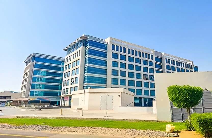 Wide view of Bayan Business Center, an ideal location for companies seeking professional office space.