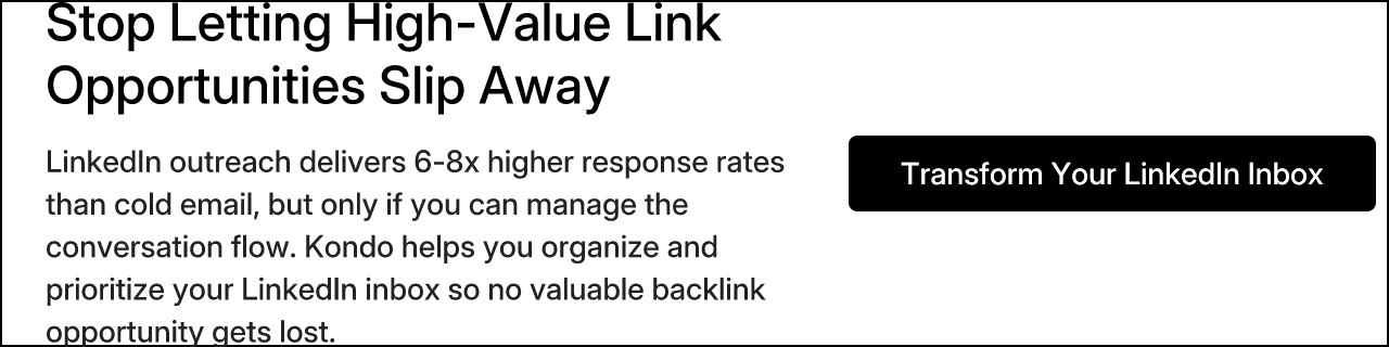 Stop Letting High-Value Link Opportunities Slip Away