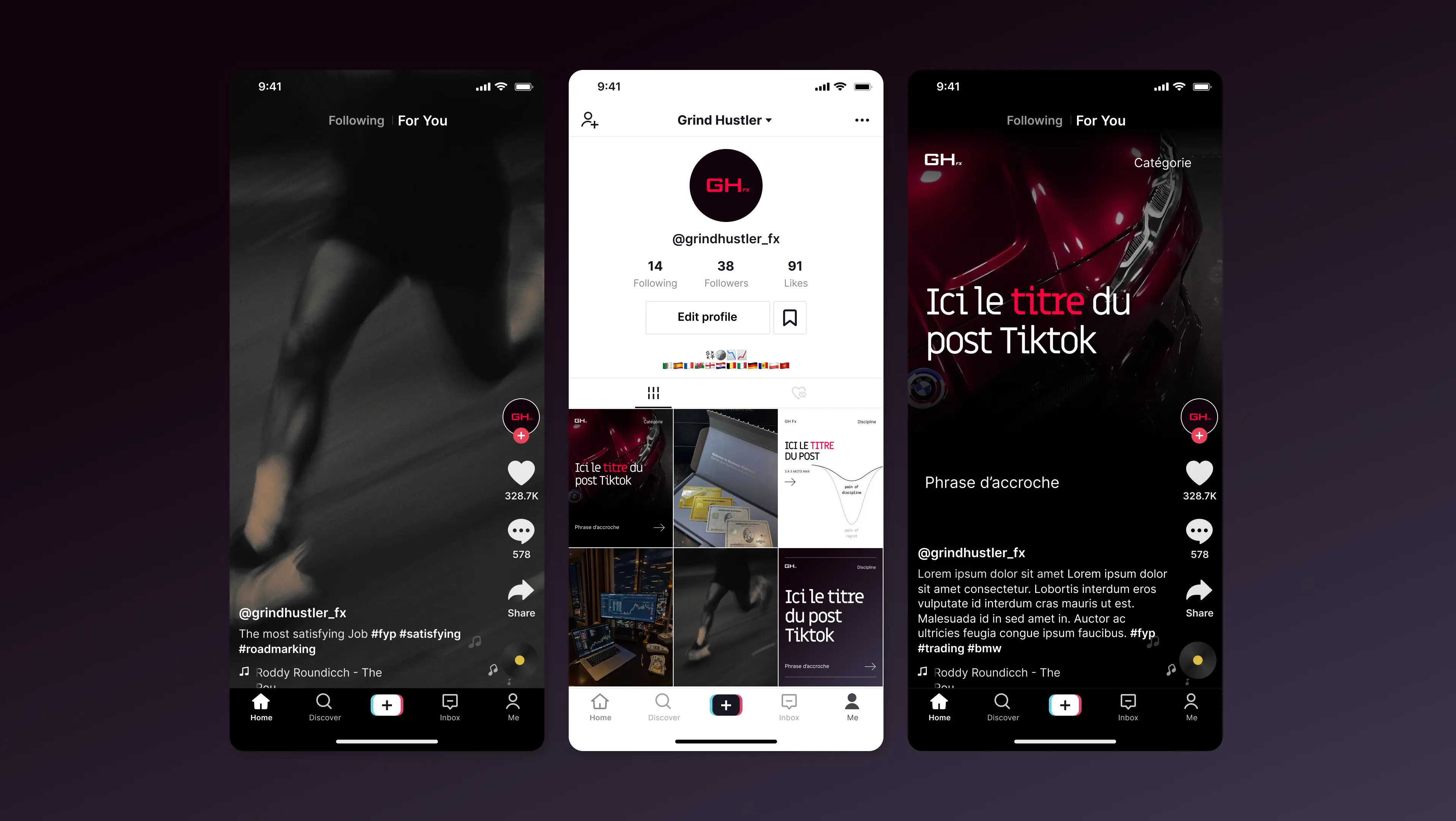 Social media mockup GH