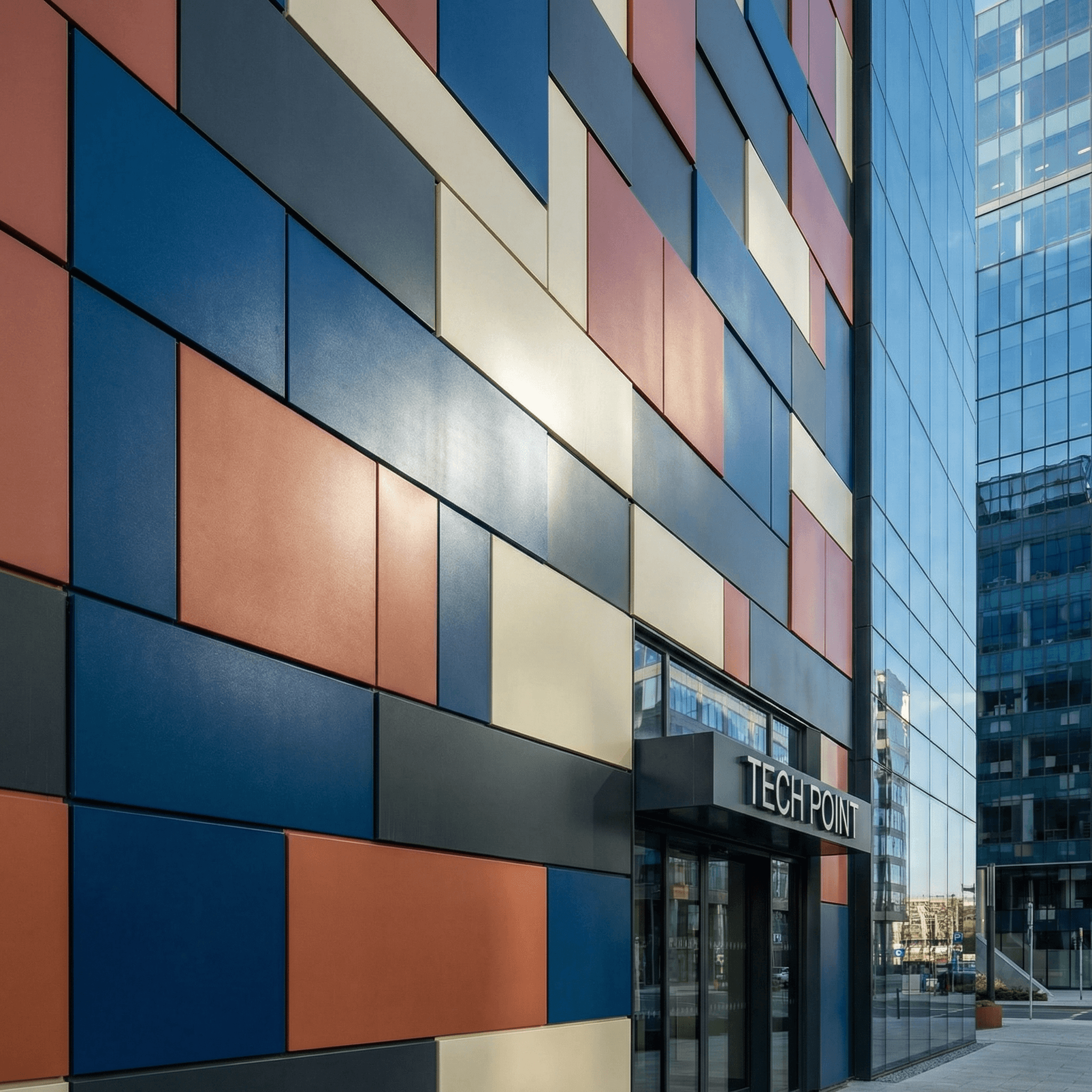 wall building facade front store