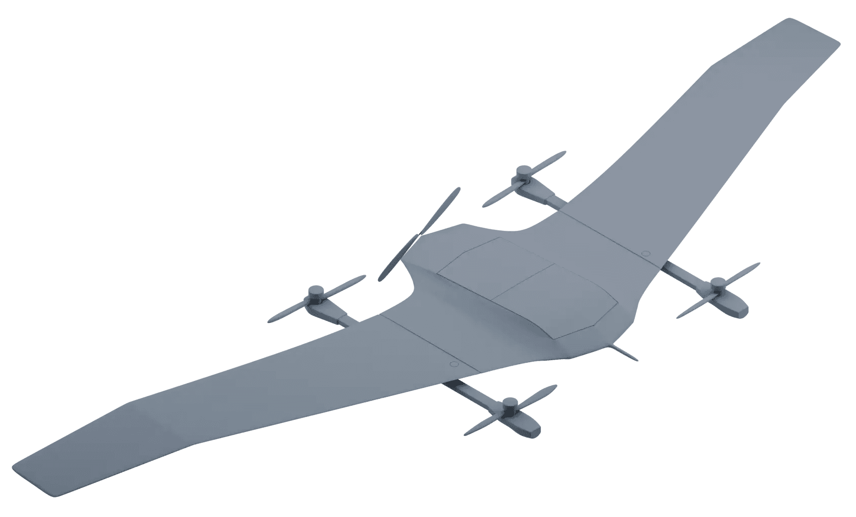 VTOL 3d render