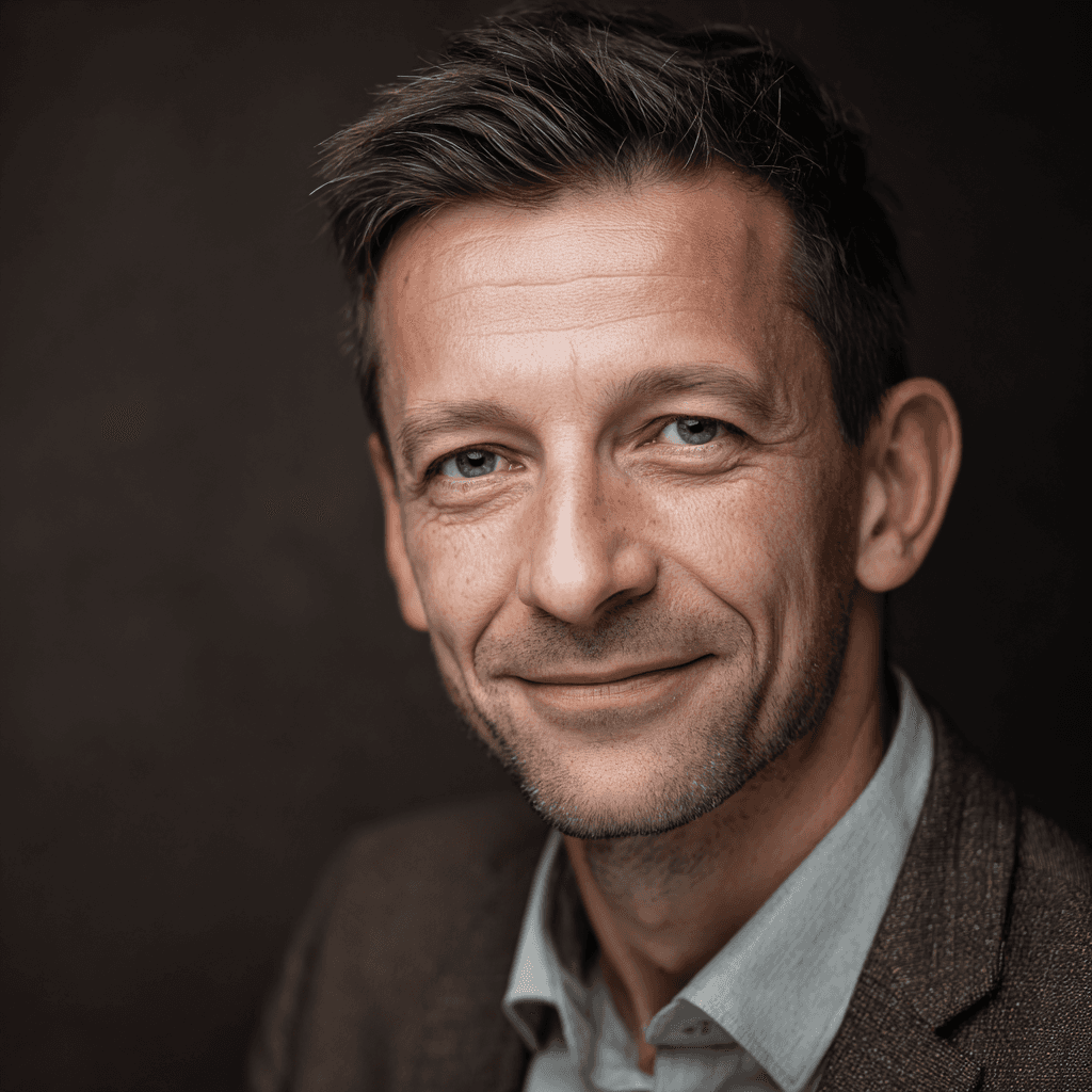 Young woman smiling in an office