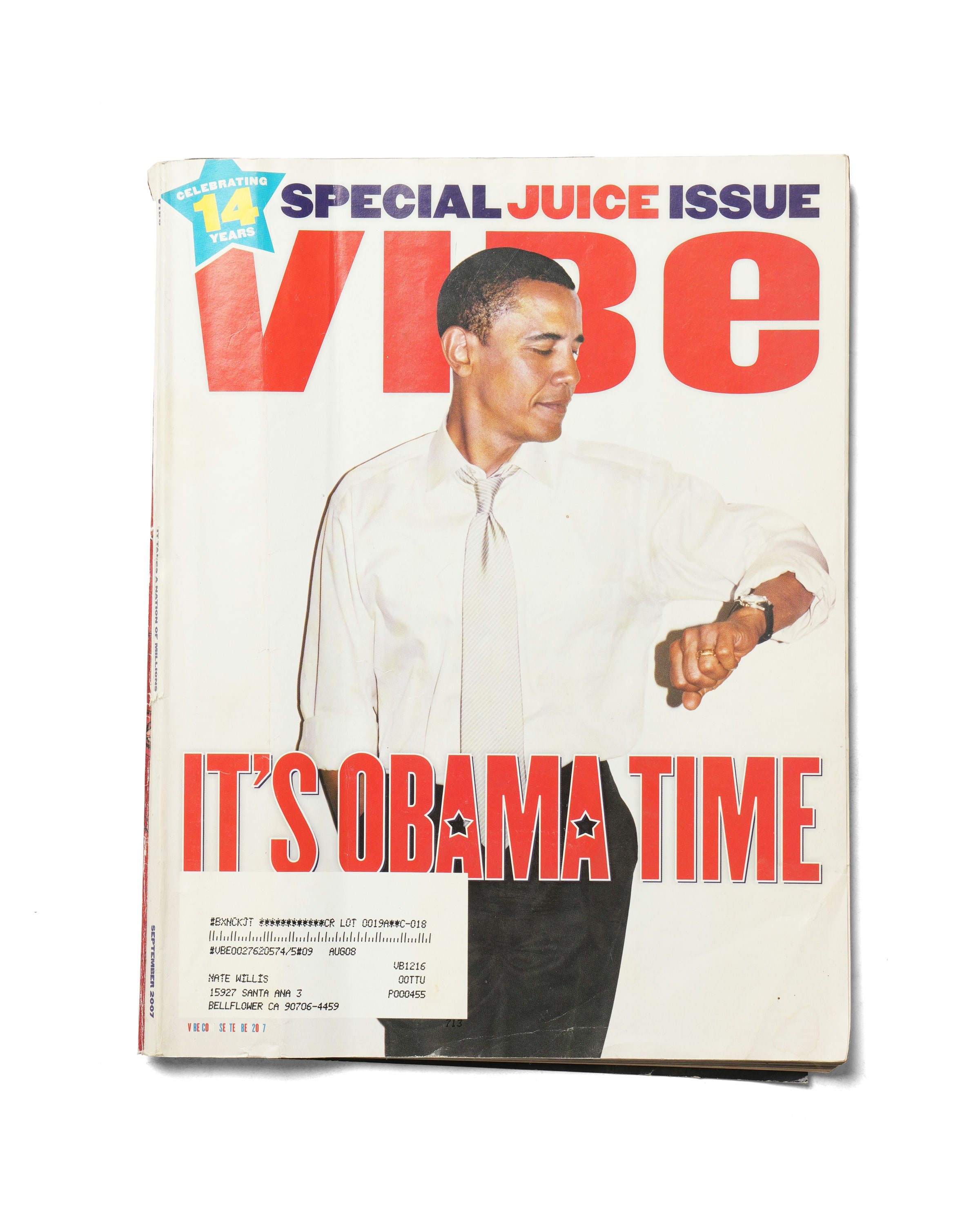 VIBE - September 2007 - Front Cover 2