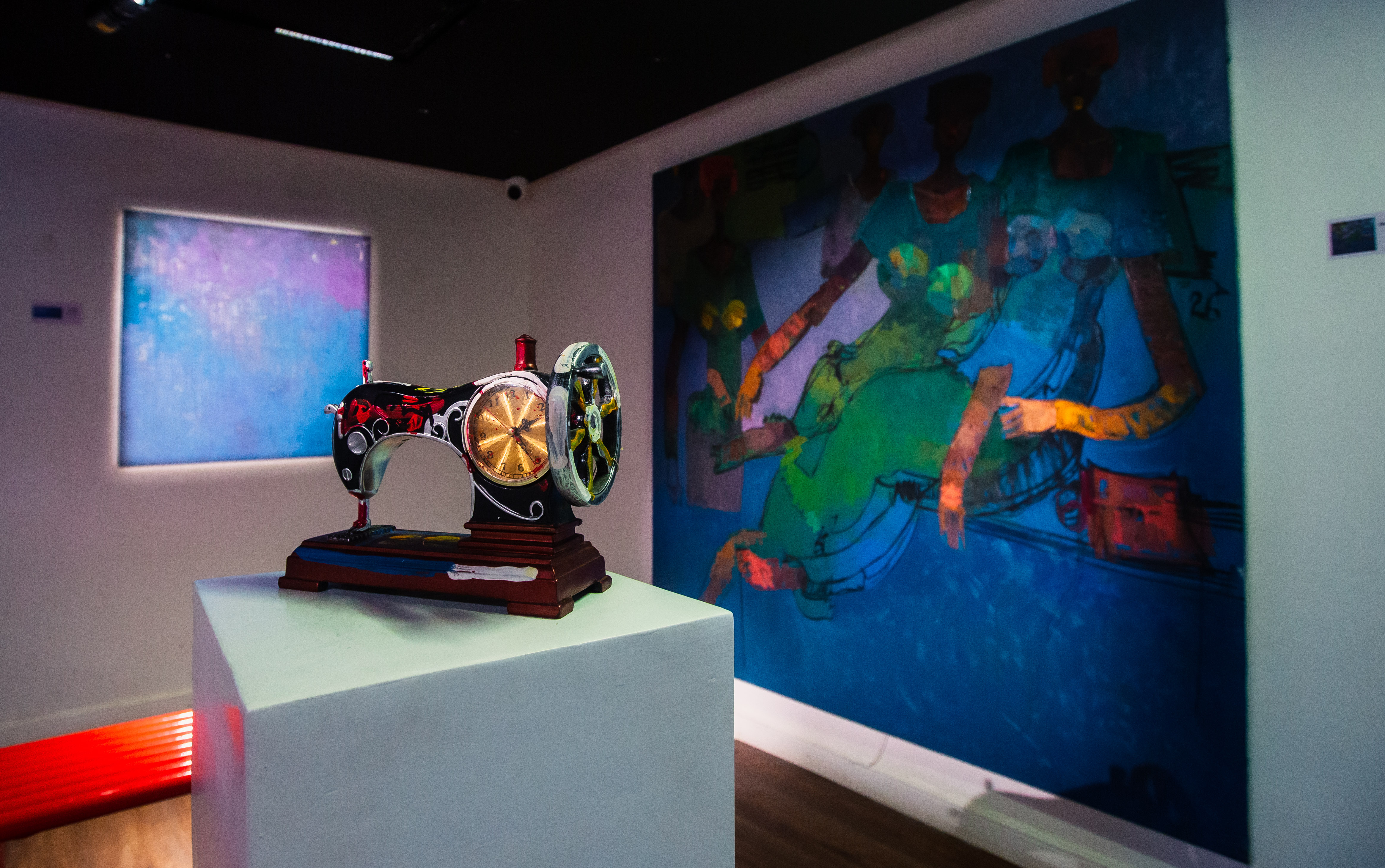 Installation of Asidere/Duke | Courtesy of Adegbola Gallery & Fresco Gallery