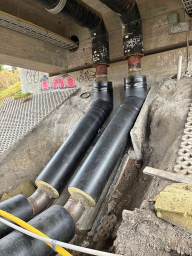 District heating pipe