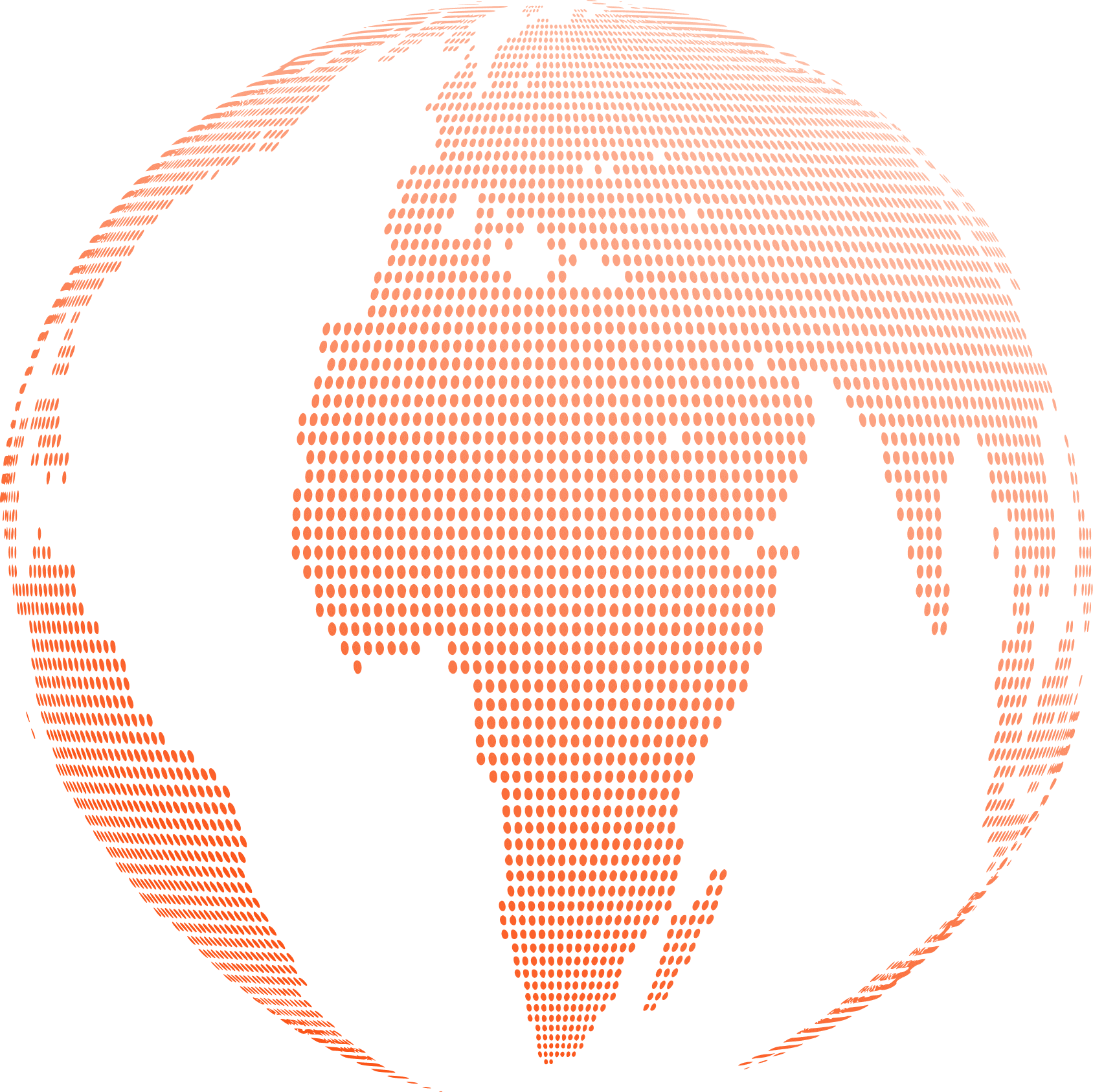 Abstract warm orange and black gradient