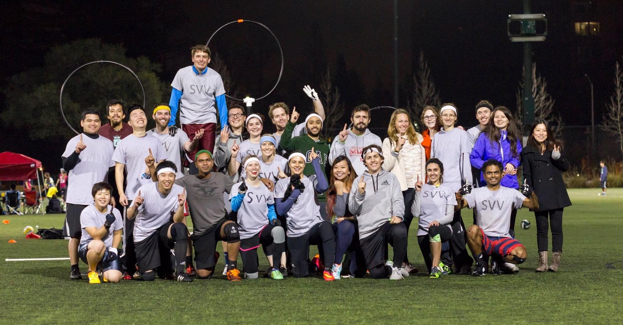 The Silicon Valley Vipers group photo after winning their first tournament 