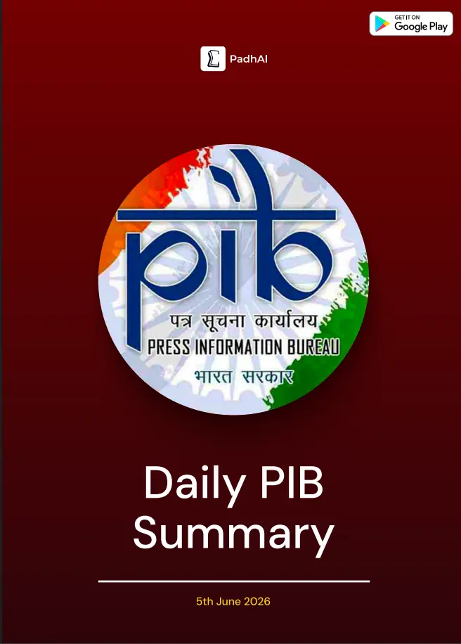 5th June, 2026 Daily PIB Summary Donwload