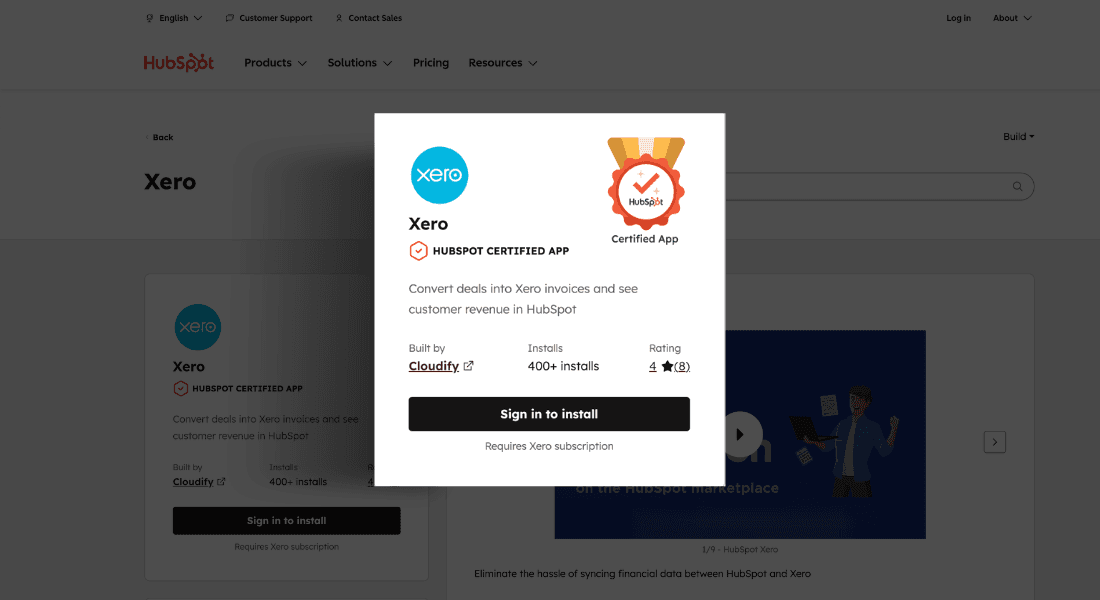Cloudify’s HubSpot Xero Integration is Now Certified