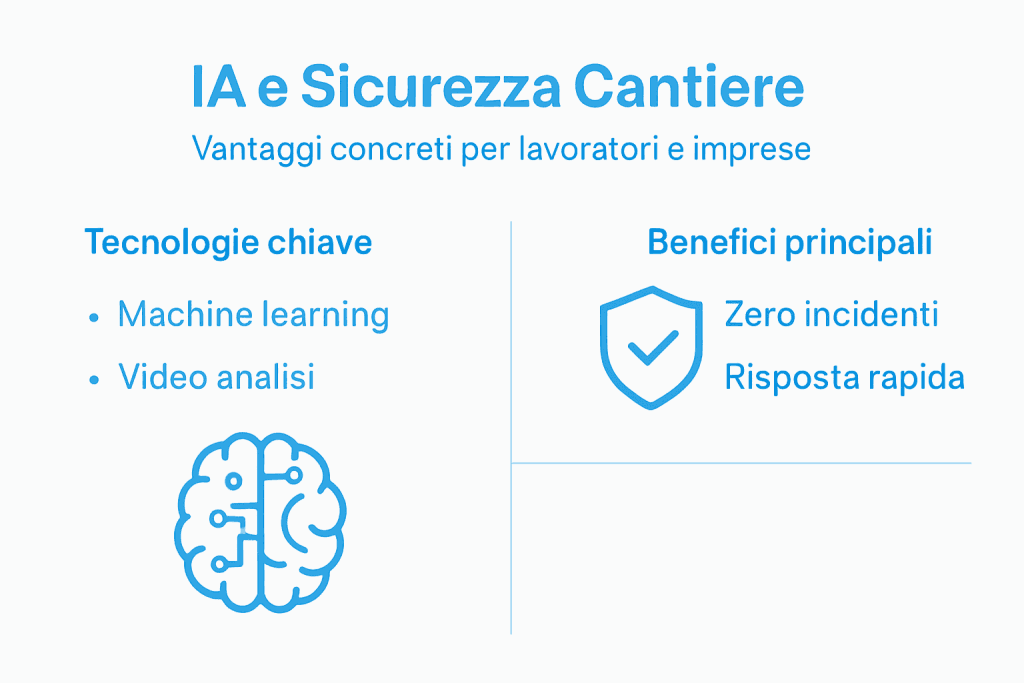 Infografica: come l’intelligenza artificiale migliora la sicurezza nei cantieri