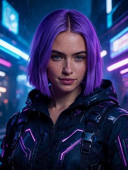 cyberpunk style