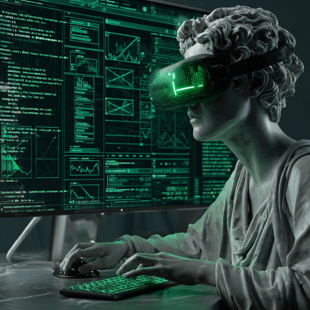 Women On Neon Background