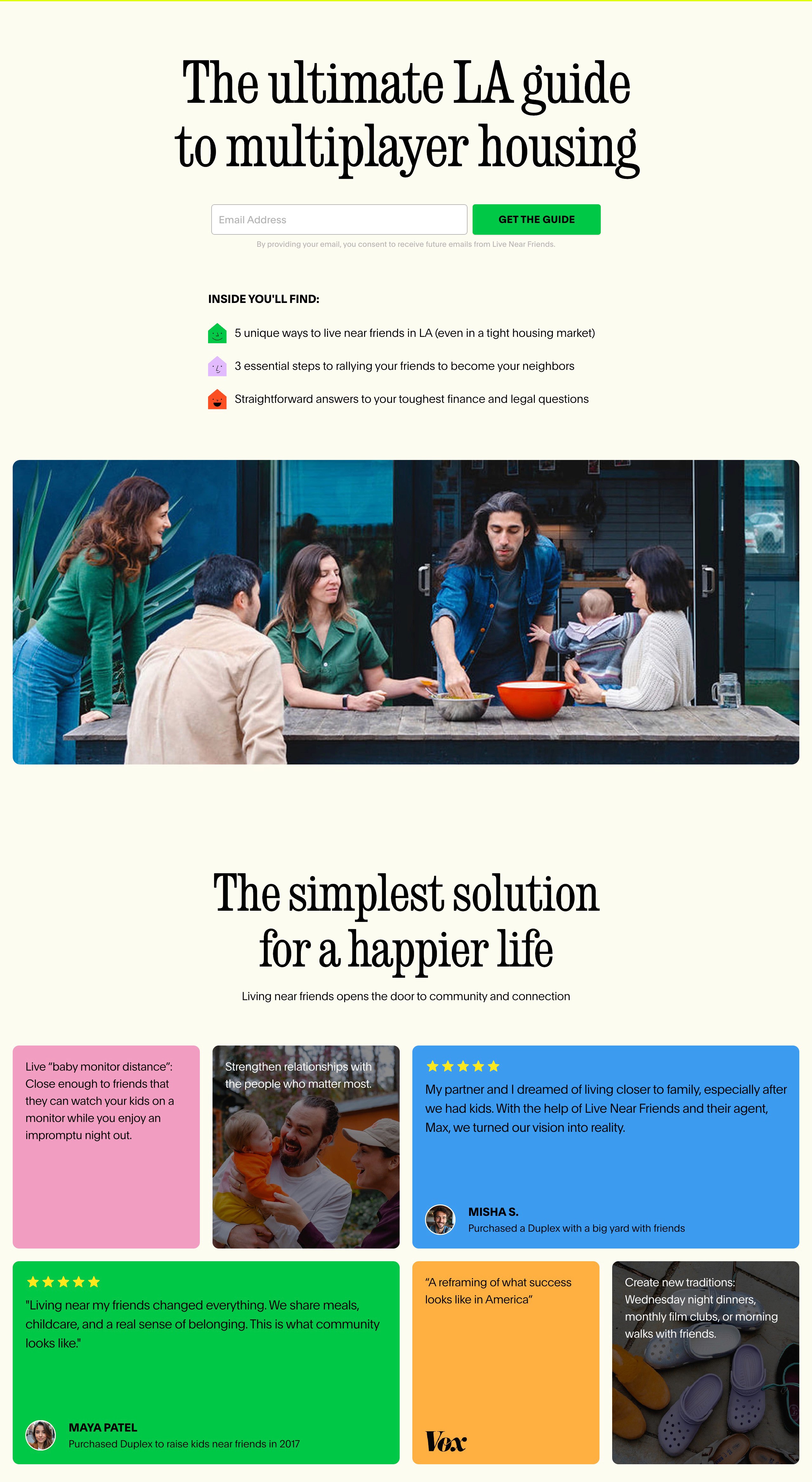 A sreenshot of feature sections of a modern law firm website.
