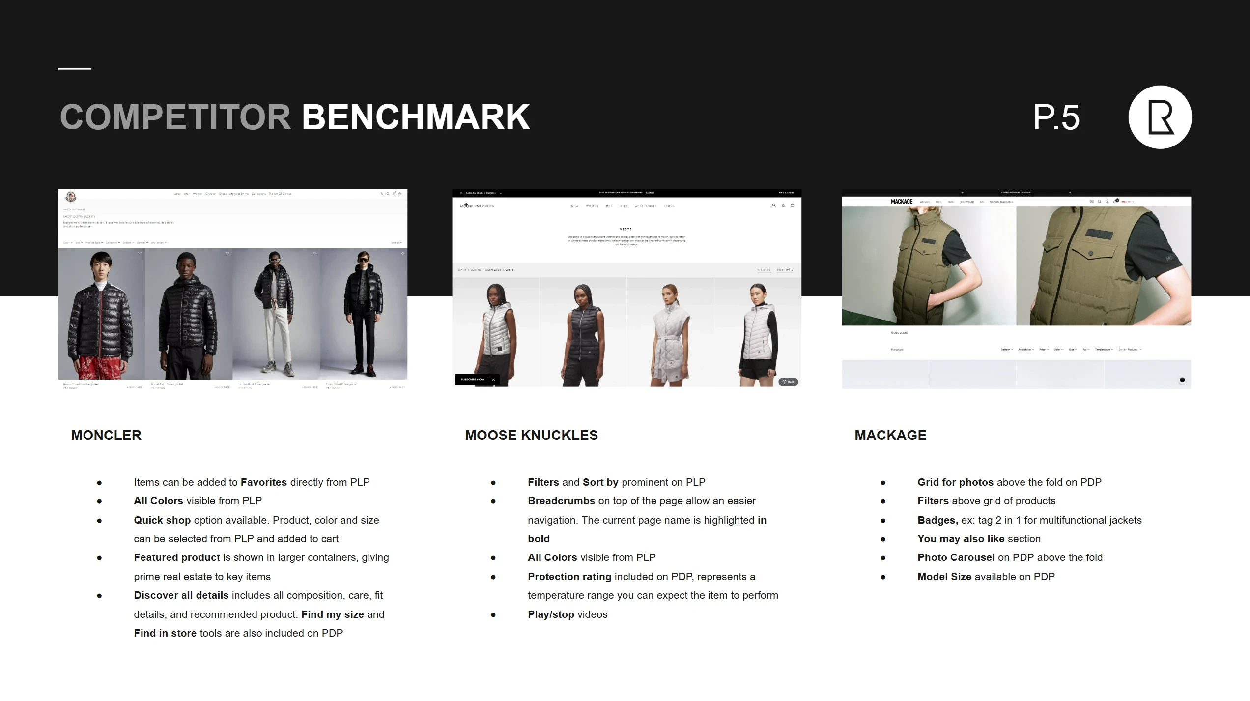 Rudsak: Website Benchmark