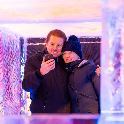 冰雪影像 參觀者