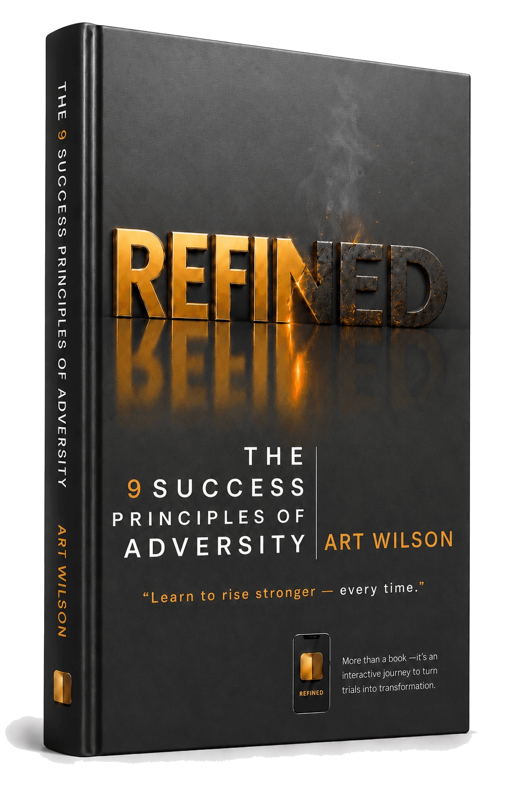 Refined book cover