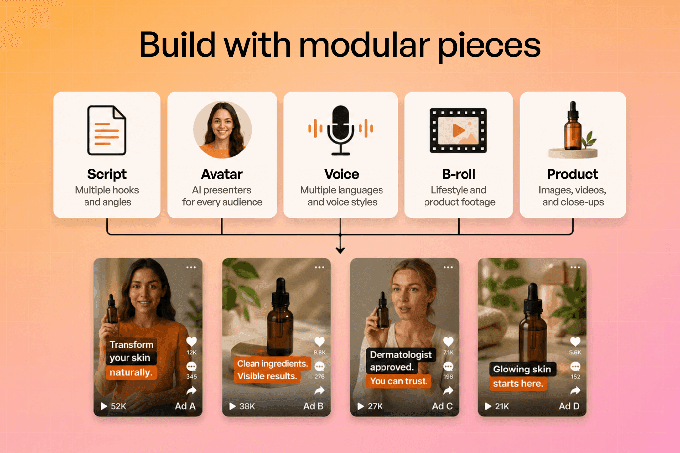 Build with modular pieces