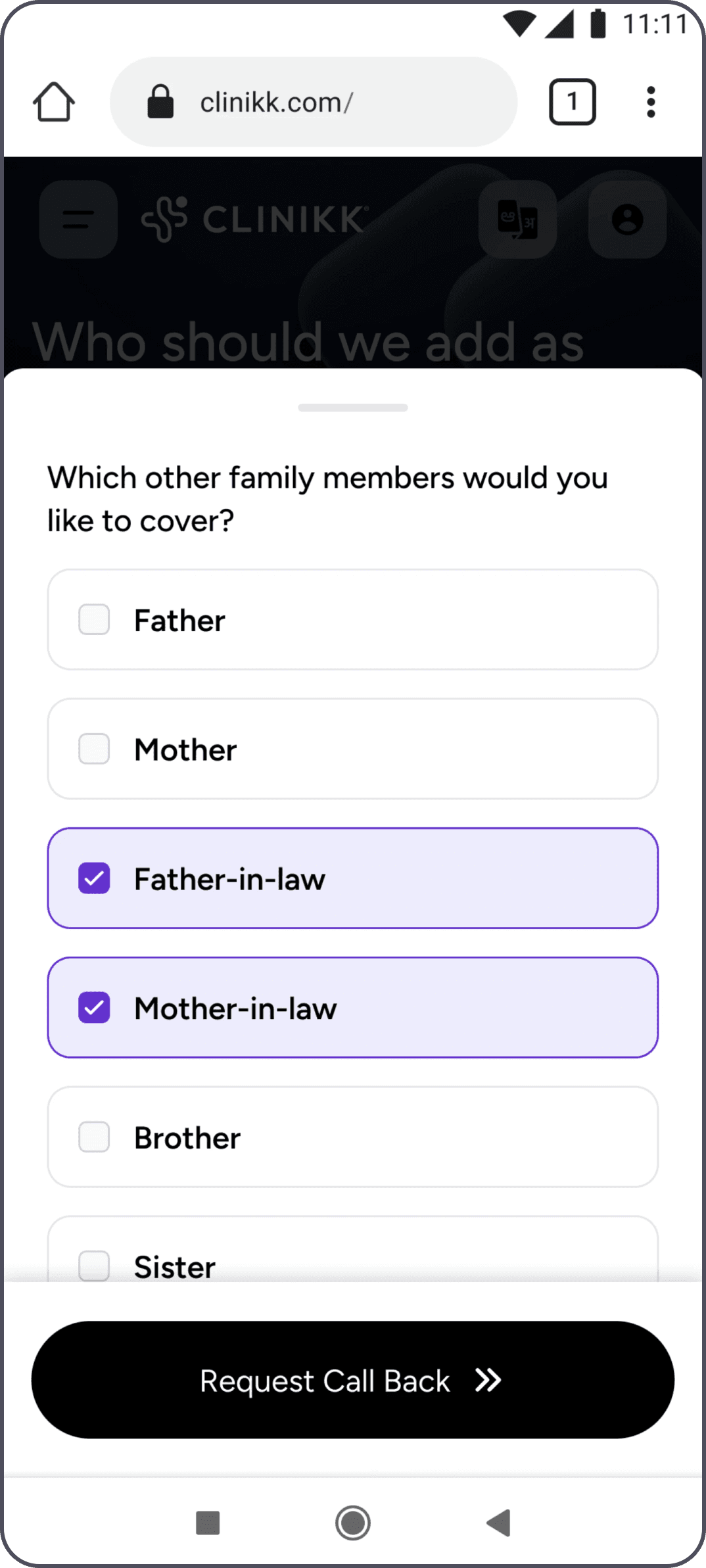 Member Configuration Flow