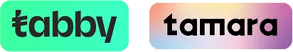Tabby and Tamara payment options